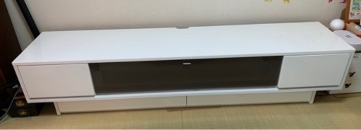 テレビ台 ローボード ホワイト 幅208cm