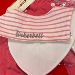 ティンカーベル　女の子セット　80サイズ　新品タグつきの画像