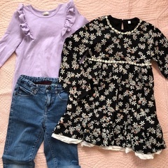 記名無18点130.140センチ春セットUNIQLO西松屋コムサデモードBeeの画像