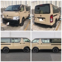 25年式　ハイエースバン　4WD 6人3.0 DXロングディーゼルターボベージュの画像