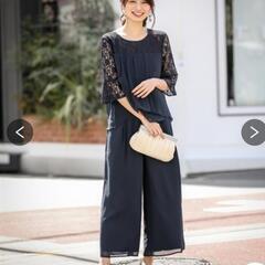 【人気】結婚式　ドレス　セットアップ　パンツ