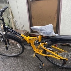 【美品】レゴリス 黄色 CES-62  折りたたみマウンテンバイク 自転車 の画像