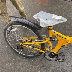 【美品】レゴリス 黄色 CES-62  折りたたみマウンテンバイク 自転車 の画像