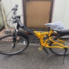 【美品】レゴリス 黄色 CES-62  折りたたみマウンテンバイク 自転車 の画像