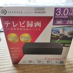55インチ4KTV、録画用外付HDD、テレビ台セットの画像