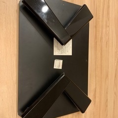 折り畳みテーブル　ブラックの画像