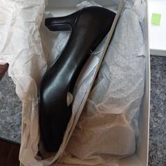 【新品未使用】23.0 ブラック ハイヒール