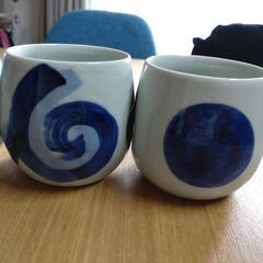 少し大きめの湯呑み５個セット(美品)の画像
