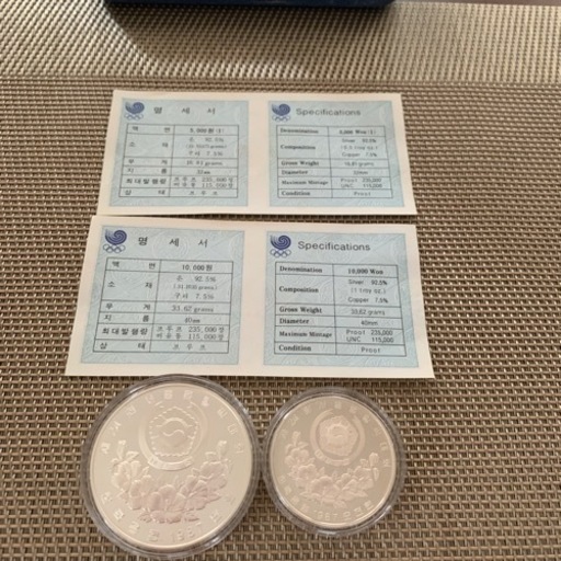 ソウルオリンピック記念銀貨
