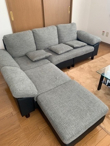 決まりました✨カウチソファ✨3～4人掛け