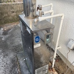 (取引中)石油ボイラー 長府製作所 ステンレスオイルタンク付 現...