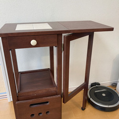 キッチンワゴン　ウォールナット