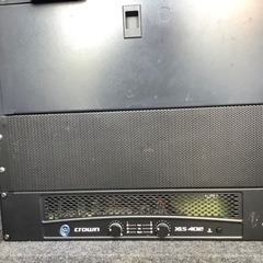 【引き取り限定難あり】 カラオケ他音響設備用アンプ・CDプレーヤー他搭載ラック 中古品 の画像