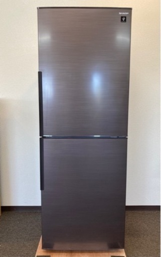 【中古品】SHARP 冷蔵庫 2ドア 280L SJ-PD28F-T 2020年製 プラズマクラスター搭載 高年式