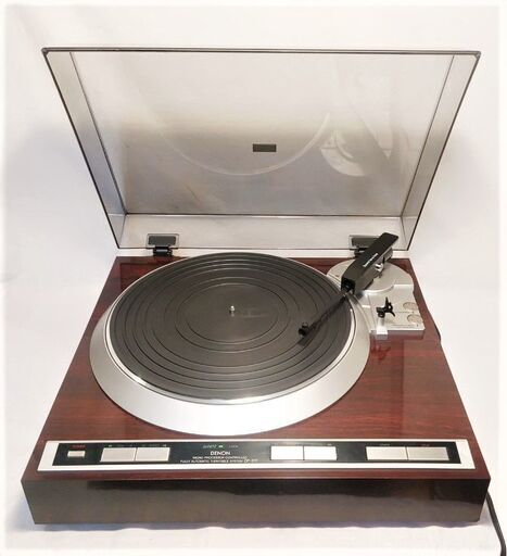 DENON レコードプレーヤー DP-37F アンティーク 回転動作確認