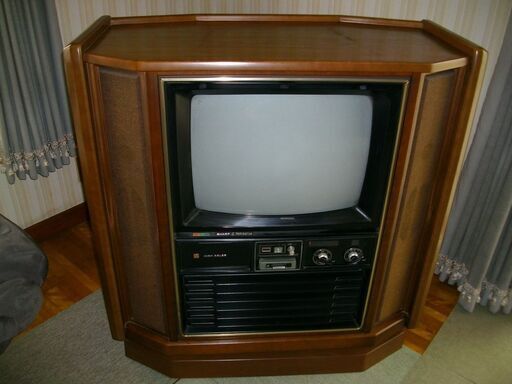昭和レトロ　テレビ付き台