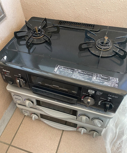 【中古】ガステーブル3台セット