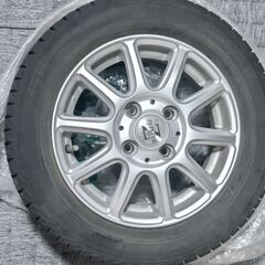 【値下げ】YOKOHAMAスタッドレスタイヤ　ホイール付4本　数回使用　155 65R13 73Q