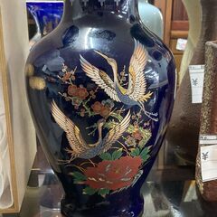 【リサイクルショップどりーむ荒田店】154　陶器　花器　花瓶　焼き物　共箱付きの画像