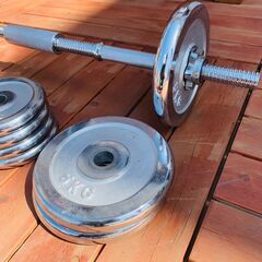 可変式ダンベル パワーリフティングレバーベルト グローブ セットの画像