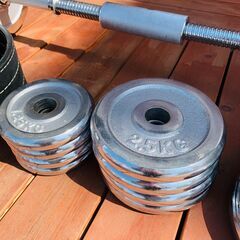 可変式ダンベル パワーリフティングレバーベルト グローブ セットの画像