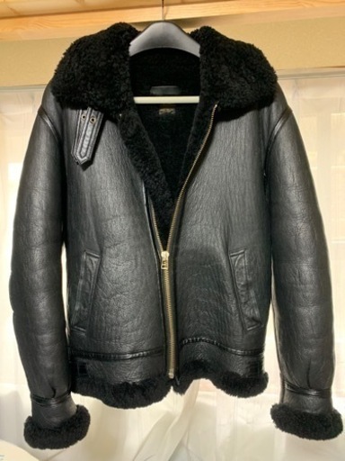 革ジャン、Ｂ-3フライトジャケット。クリーニング済み。