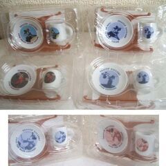 ビニール未開封★食玩 ディズニー ティーカップギャラリー 2004 全8種 計10個セット スタンド・空箱付 TOMY　カワイイ まとめて ☆ PayPay(ペイペイ)決済可能 ☆ 札幌市 豊平区 平岸の画像