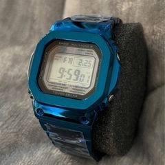 CASIO G-SHOCK GW-M5610U-1CJF ブルー フルメタル カスタム 電波ソーラー GW-M5610の画像
