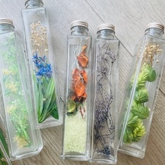 ハーバリウム風インテリアの画像
