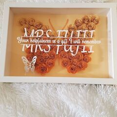 Personalized frames/shadow box/giftの画像