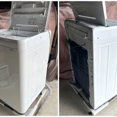 極美品 パナソニック 全自動洗濯機 NA-F50BE5 5.0kg 2017年製 ホワイト 新生活 一人暮らしに！家電 Bの画像