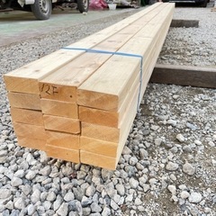 ❌完売❌☀️大量木材セット‼︎ ☀️2×4材　3.65m×15本　材木　ウッドデッキなどの画像