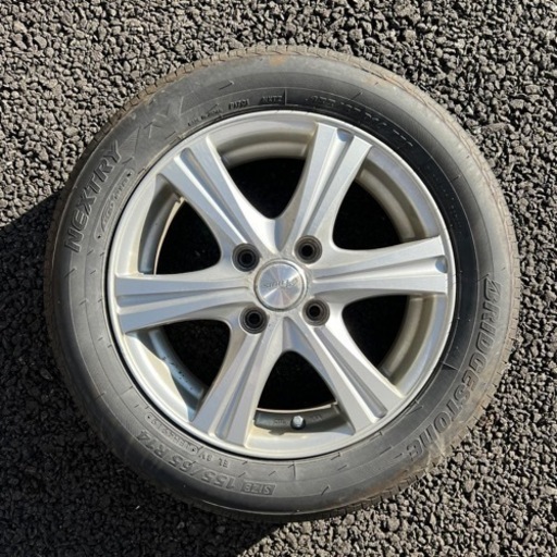 ブリヂストン　夏タイヤ4本セット(ホイール付き) 155/65 R14