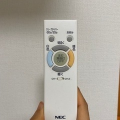 電灯(リモコン付)の画像