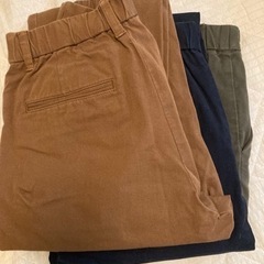 無印良品＊チノパンツ3色＊レディースLサイズ