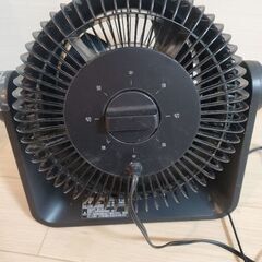 無印良品　サーキュレーター　黒の画像