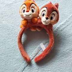 チップとデール　カチューシャ　used  ディズニー