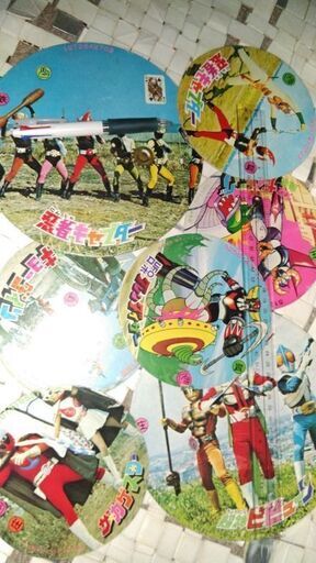 昭和アニメ、特撮のめんこ（べったん）