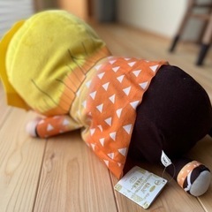 【新品未使用】めちゃでか　我妻善逸ぬいぐるみの画像