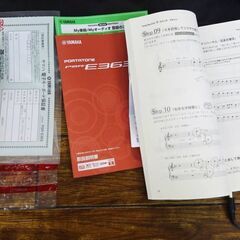 ★YAMAHA ヤマハ PORTATONE ポータトーン 61鍵 電子キーボード PSR-E363 2020年製★動作確認済・付属品多数★の画像