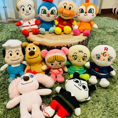 プリちぃビーンズ　ぬいぐるみ　アンパンマン　ドキンちゃん　コキン...