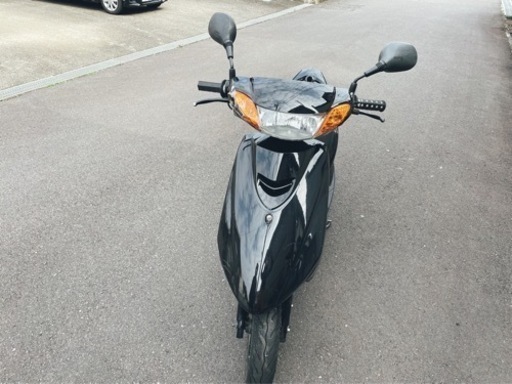 スクーター　単車  ヤマハ　ZR 黒