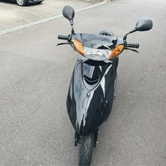 スクーター　単車  ヤマハ　ZR 黒