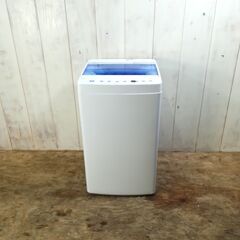 終 2019年製 Haier JW-C55CK 全自動電気洗濯機 5.5Kg 菊倉NS