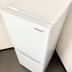 激安‼️極美品 オシャレなガラストップ 20年製 134L Hisense 2ドア冷蔵庫HR-G13B-W🌟