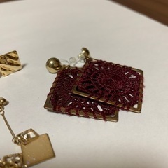 ノンホール樹脂イヤリングの画像