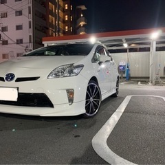 終了。プリウス30後期　車検1年以上有り　ダウンサス付きの画像