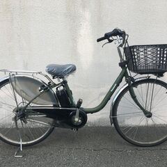 地域限定送料無料 パナソニック ビビDX 16AH 子供乗せ 新基準 緑