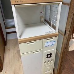 米びつ付きレンジ台