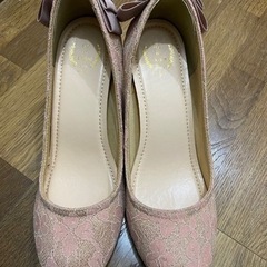 etre en extase  レースリボンパンプス